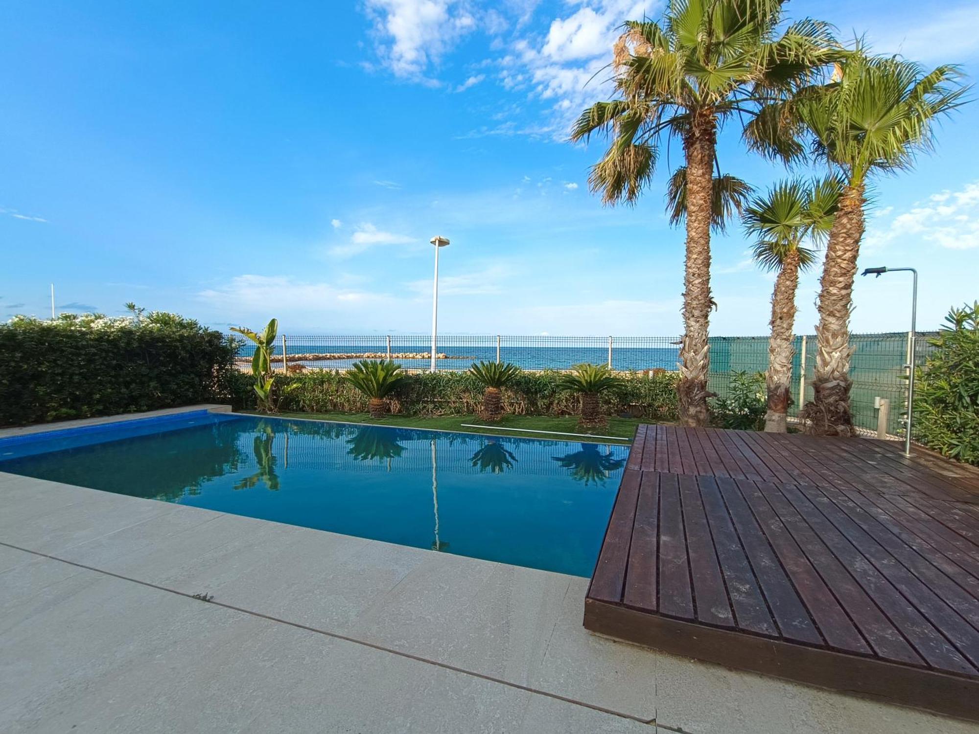 Villa Casa Del Mar, Piscina Privada Frente Al Mar Cullera Esterno foto