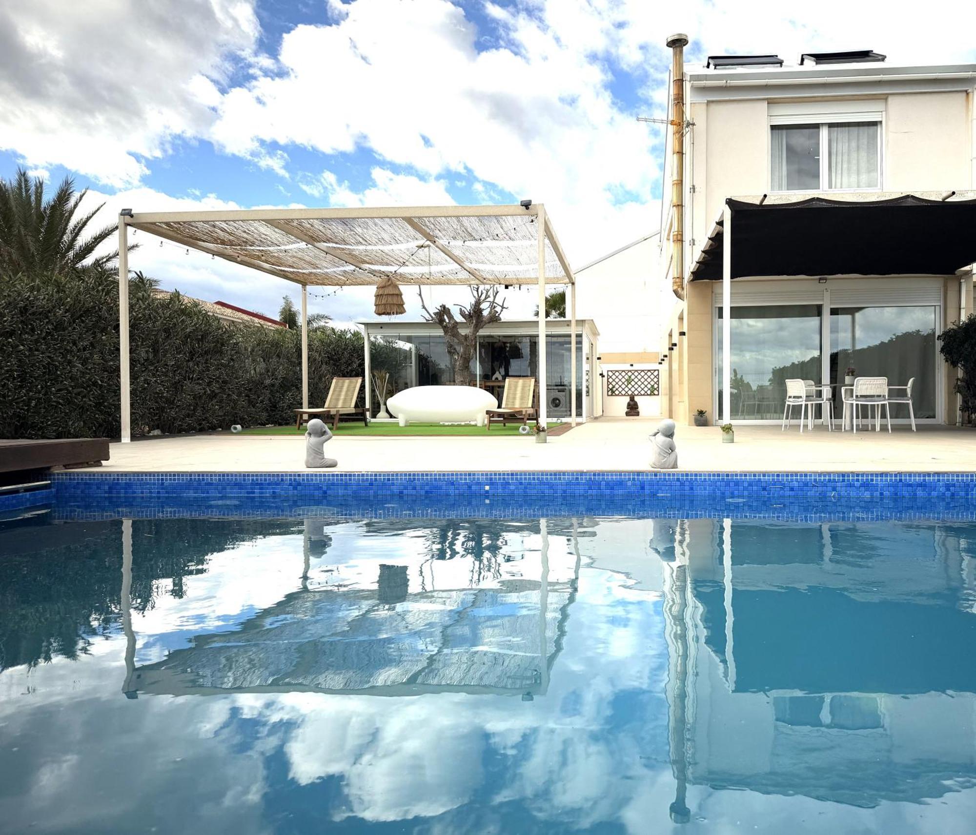 Villa Casa Del Mar, Piscina Privada Frente Al Mar Cullera Esterno foto
